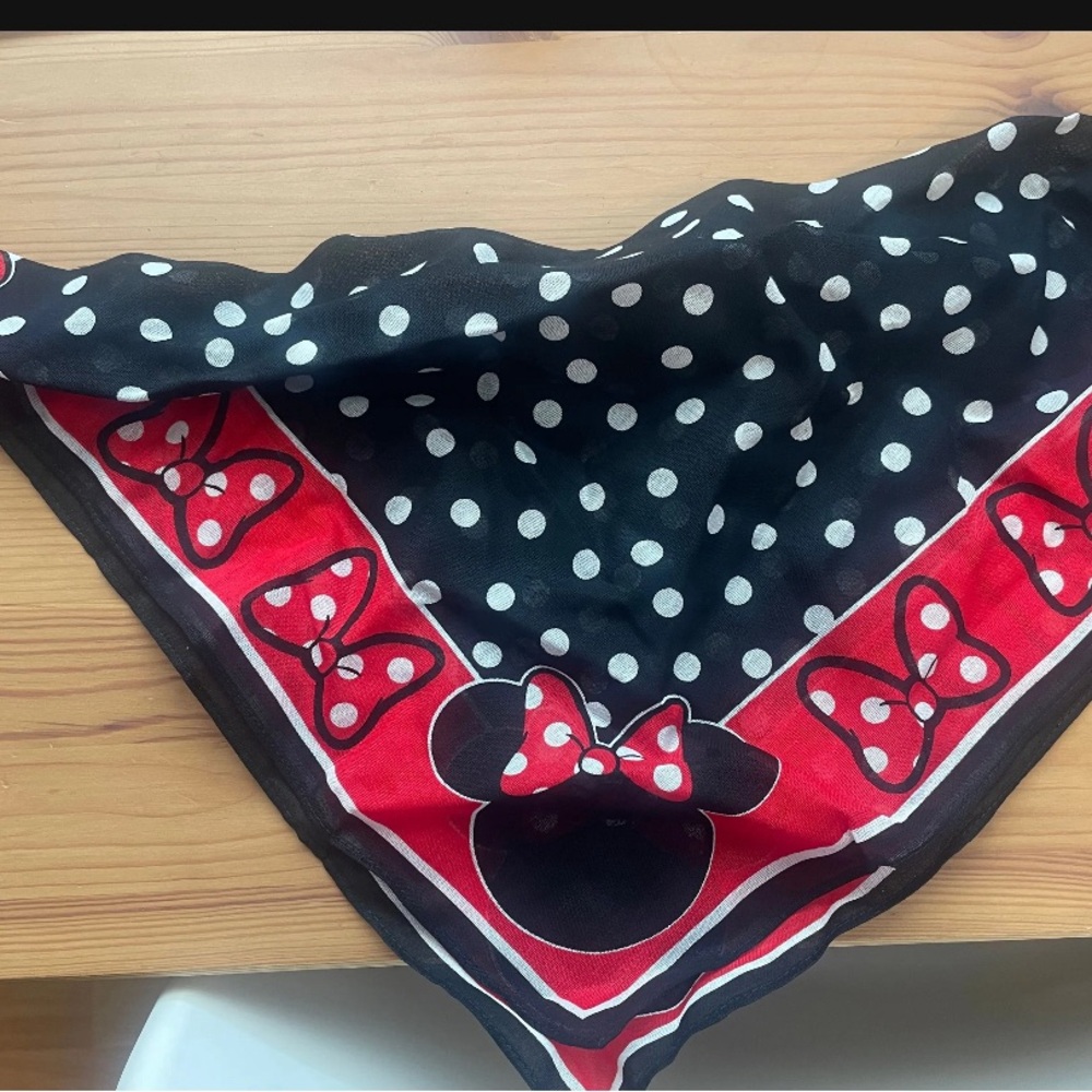 Disney Minnie Mouse Red and Black Bib